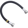 Sanivesk Gasslang Zwart M24xM24 40cm Rubber