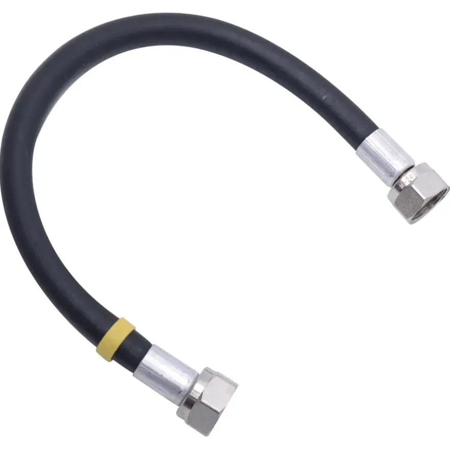 Sanivesk Gasslang Zwart M24xM24 40cm Rubber