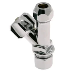 Sanivesk Hoekstopkraan Knel 10x12mm Chroom