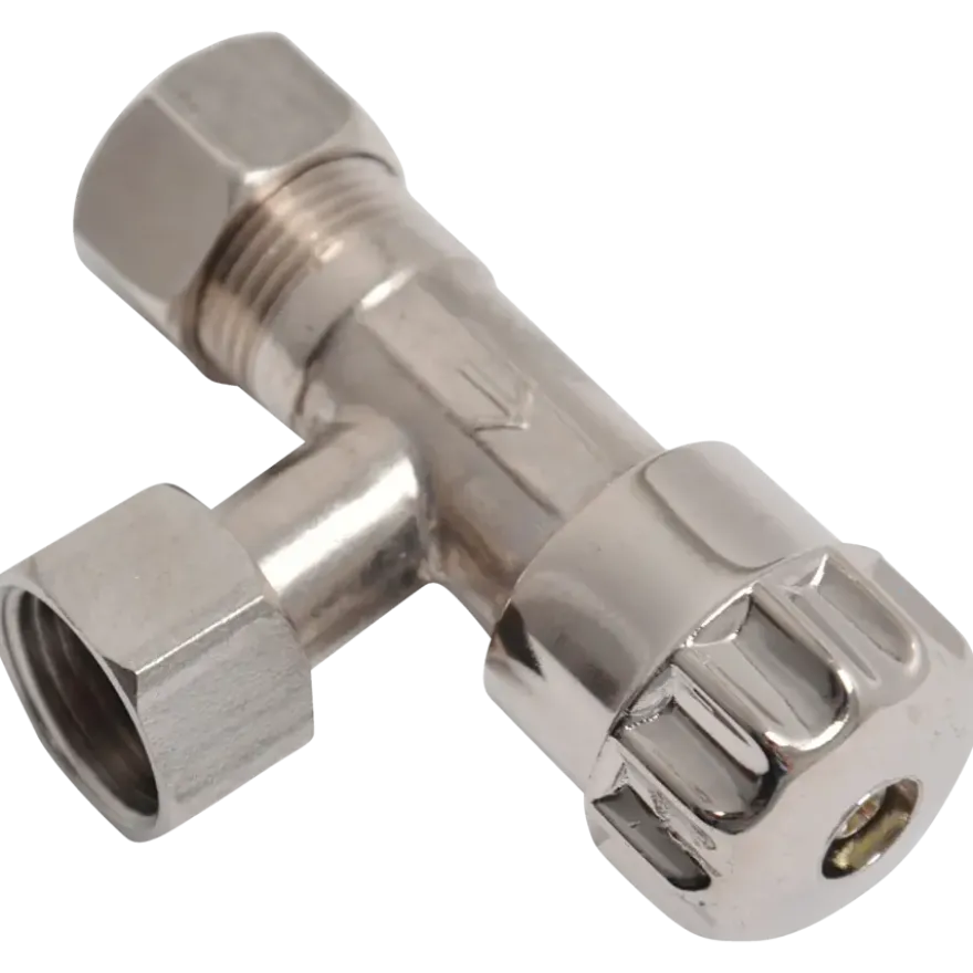 Sanivesk Hoekstopkraan Knel 12mmx3/8"F Chroom