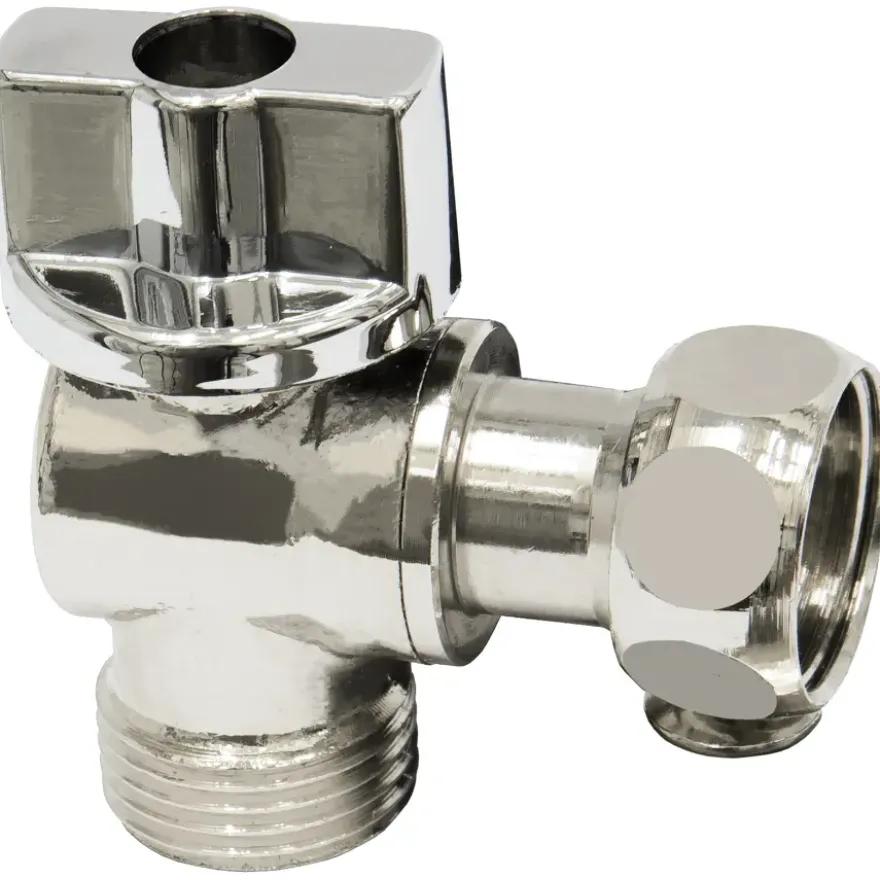 Sanivesk Hoekstopkraan Knel 3/8"Mx3/8"F Chroom
