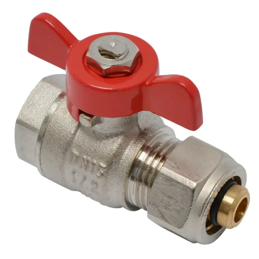 Sanivesk Kogelkraan Meerlagen Vlinder 1/2"Fx16mm-2mm