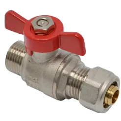 Sanivesk Kogelkraan Meerlagen Vlinder 1/2"Mx16mm-2mm