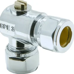 Sanivesk Kogelkraan Mini Haaks Knel 15x15mm Chroom