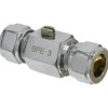 Sanivesk Kogelkraan Mini Recht Knel 15x15mm Chroom