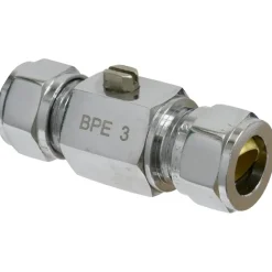 Sanivesk Kogelkraan Mini Recht Knel 15x15mm Chroom