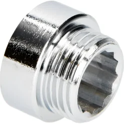 Sanivesk Kraanverlengstuk 1/2"Fx1/2"M L10mm Chroom