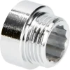 Sanivesk Kraanverlengstuk 3/4"Fx3/4"M L10mm Chroom