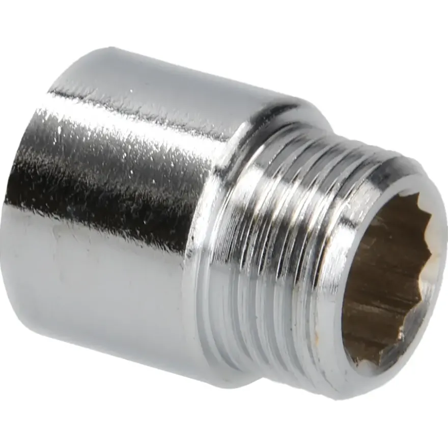 Sanivesk Kraanverlengstuk 3/8"Fx3/8"M L15mm Chroom