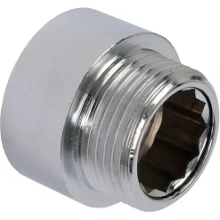 Sanivesk Kraanverlengstuk 3/4"Fx3/4"M L15mm Chroom