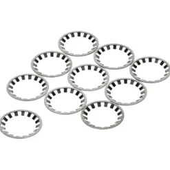 Sanivesk Meerlagen Push Borgring 16mm RVS 10 stuks