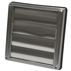 Sanivesk overdrukrooster RVS Ø100 mm