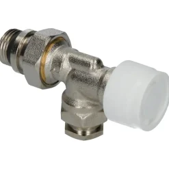 Sanivesk radiatorafsluiter inregelbaar thermost haaks verkeerd 1/2"x15mm