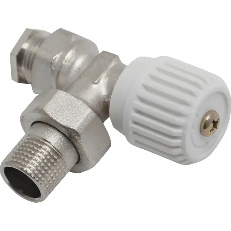 Sanivesk radiatorkraan 1/2" haaks