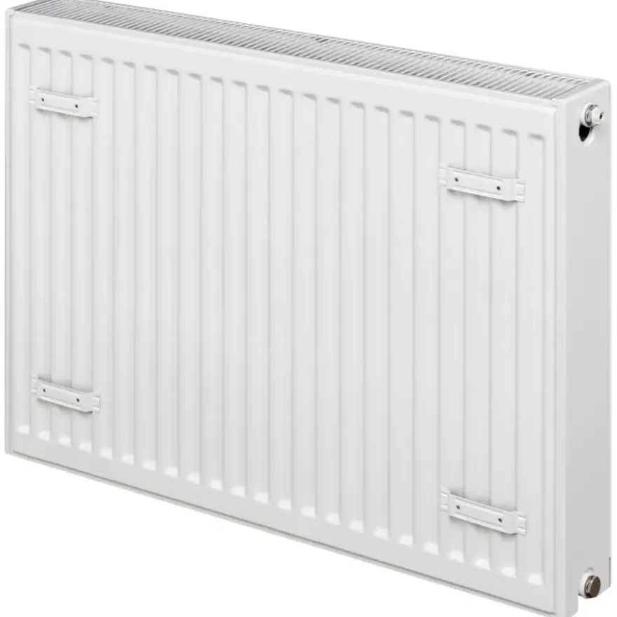 Sanivesk radiator Raya Plan Duo wit zij-aansluiting T22 60 x 80 cm