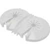 Sanivesk Rozet Dubbel 8-22mm Wit 2 stuks
