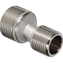 Sanivesk S-Koppeling 3/4"Mx1/2"M Chroom 2 stuks