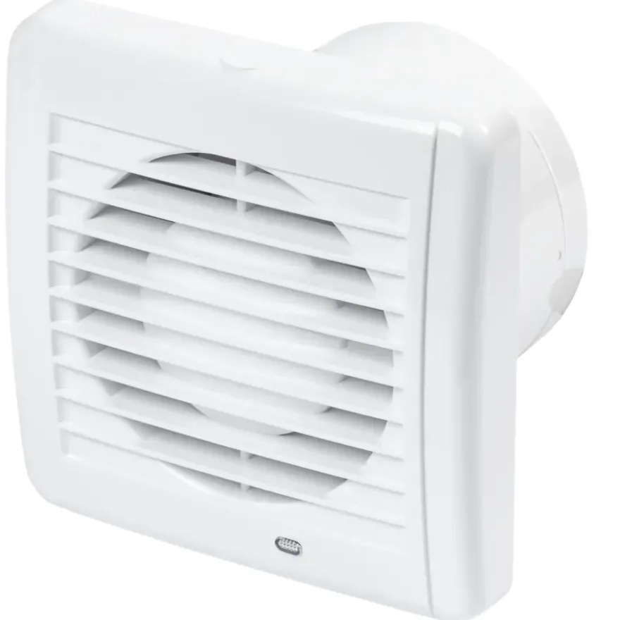 Sanivesk stille inbouwventilator Standaard met timer wit Ø 100 mm