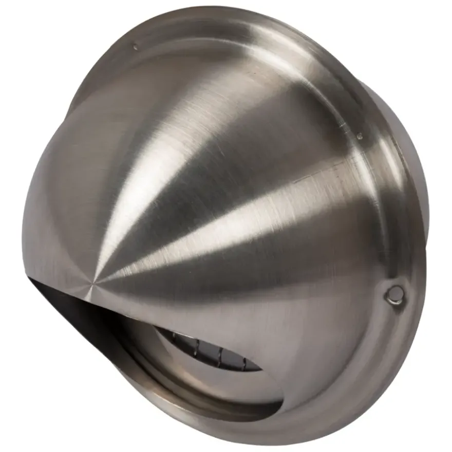Sanivesk ventilatierooster bol RVS Ø125 mm