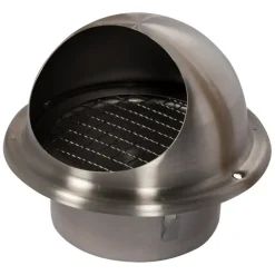 Sanivesk ventilatierooster bol RVS Ø125 mm