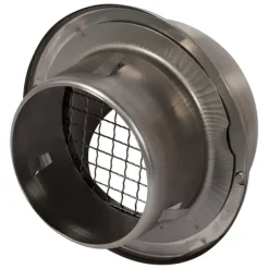Sanivesk ventilatierooster bol RVS Ø100 mm