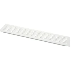 Sanivesk ventilatiestrip aluminium wit 40x8 cm