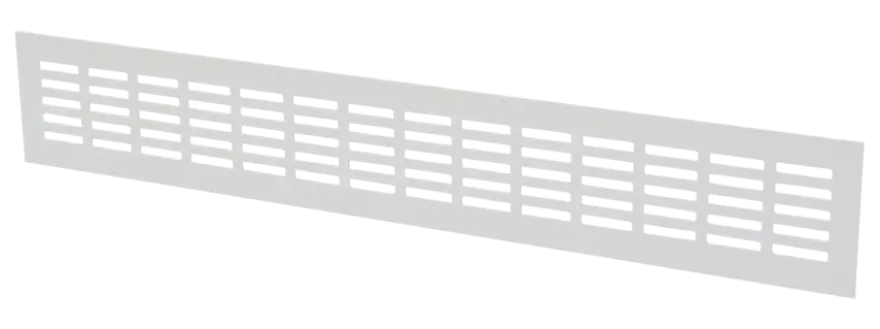 Sanivesk ventilatiestrip aluminium wit 50x8 cm