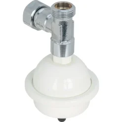 Sanivesk Waterslagdemper + T-Stuk 1/2"Fx3/4"Fx1/2"M