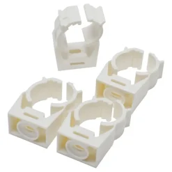 Sanivesk Zadel + Klikbevestiging 10-14mm Wit 10 stuks