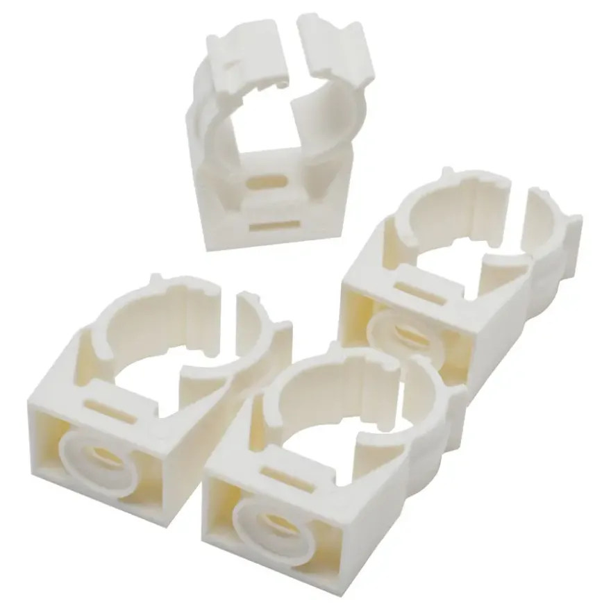 Sanivesk Zadel + Klikbevestiging 17mm Wit(WICU15mm) 10 stuks