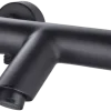 Santo thermostatische badkraan zwart