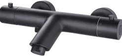 Santo thermostatische badkraan zwart