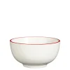 Schaal hart rood - h6,5xd12,5cm