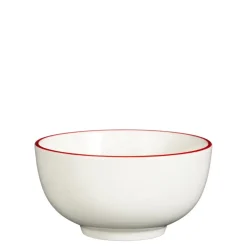 Schaal hart rood - h6,5xd12,5cm