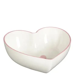 Schaal hart roze - l18xb17xh6cm