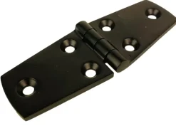 Scharnier 100x38x4mm RVS Zwart