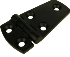 Scharnier 56/20x38x4mm RVS Zwart