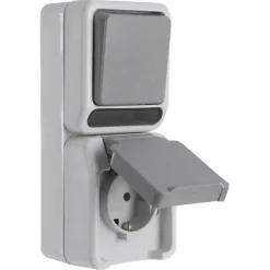 Schneider Electric Aquastar spatwaterdicht Combinatie wissel/ 1-polig RA