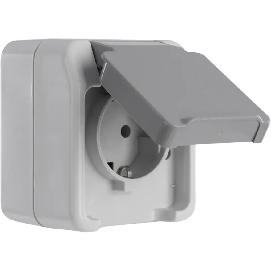 Schneider Electric Aquastar spatwaterdicht Stopcontact Enkel RA