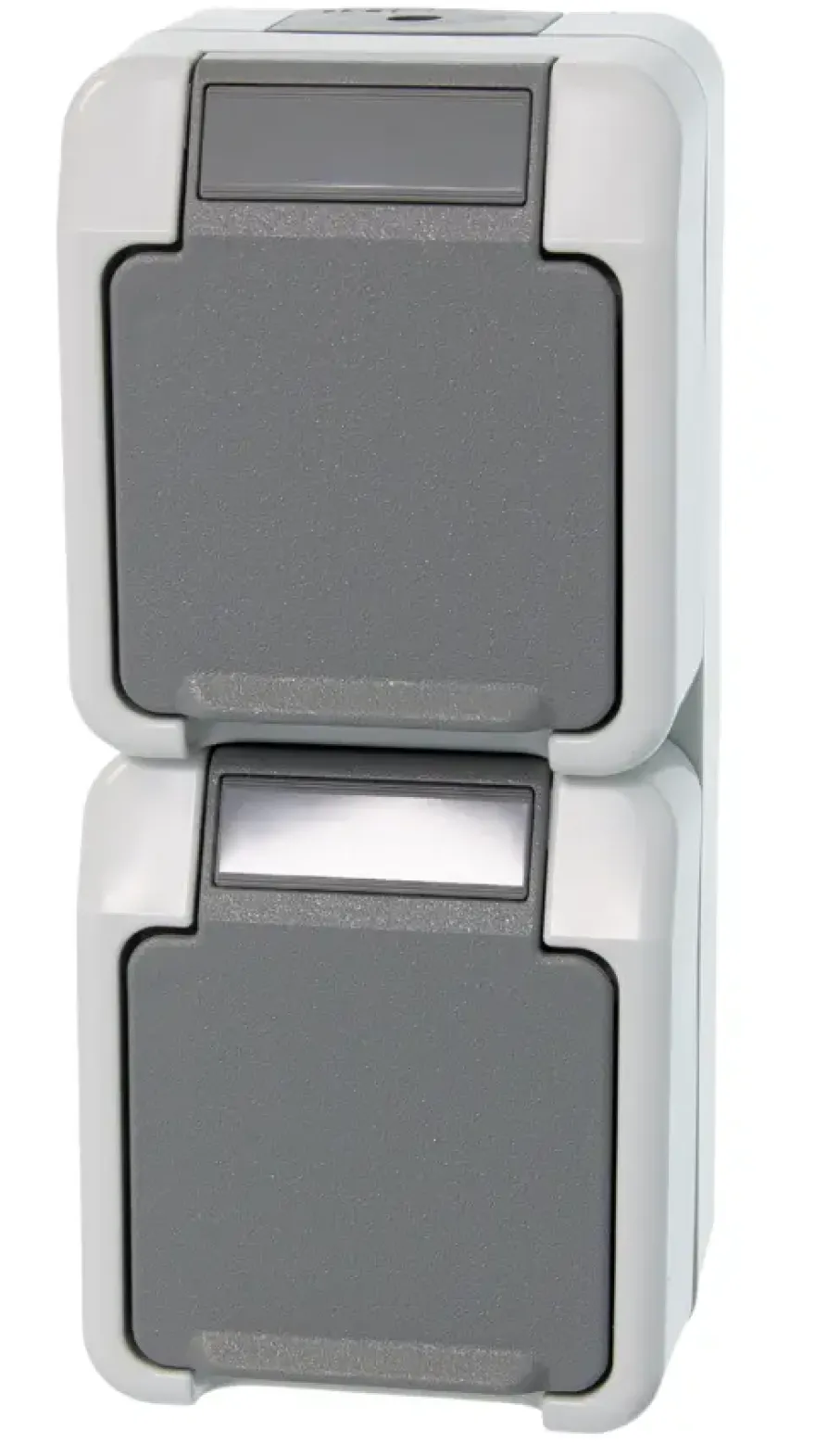 Schneider Electric Aquastar spatwaterdicht Stopcontact Dubbel RA verticaal