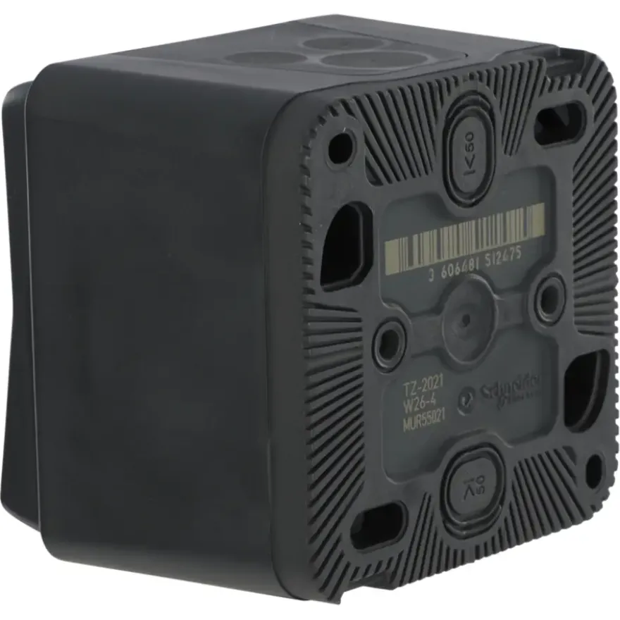Schneider Electric Mureva Styl wisselschakelaar IP55 antraciet