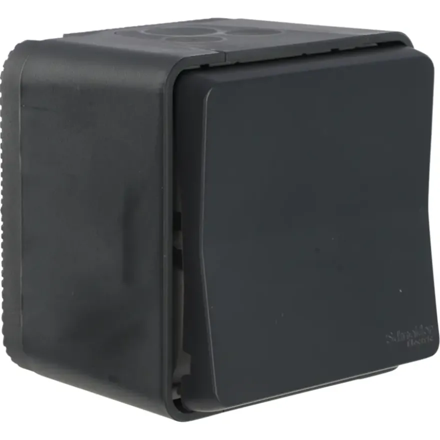 Schneider Electric Mureva Styl wisselschakelaar IP55 antraciet