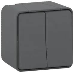 Schneider Electric Mureva Styl serieschakelaar IP55 antraciet