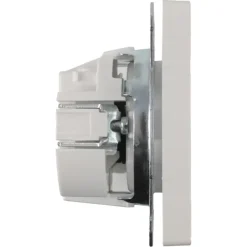Schneider Merten D-Life Inbouw Stopcontact Enkel Geaard Wit