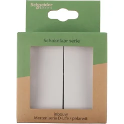 Schneider Merten D-Life inbouw serieschakelaar wit