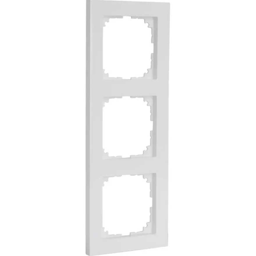 Schneider Merten System-M Afdekraam 3-voudig Actief Wit