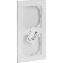 Schneider Merten System-M Afdekraam 2-voudig Actief Wit