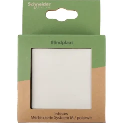Schneider Merten System-M Afdekplaat Polarwit