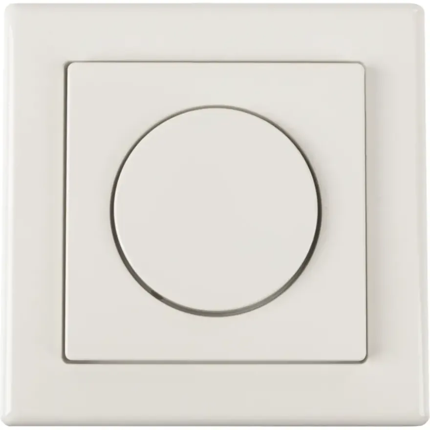 Schneider Merten System-M Centraalplaat Dimmer Polarwit