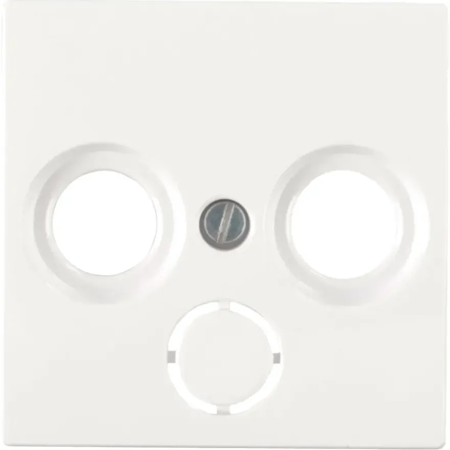 Schneider Merten System-M Centraalplaat Radio/TV Actief Wit